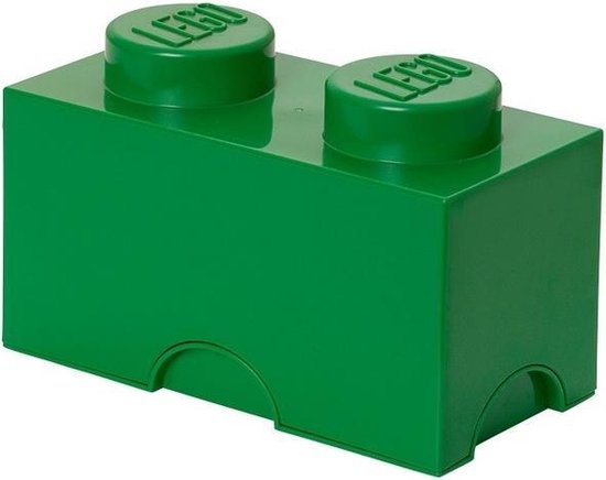 LEGO Storage Brick Opbergbox - 2,7L - Kunststof - Groen