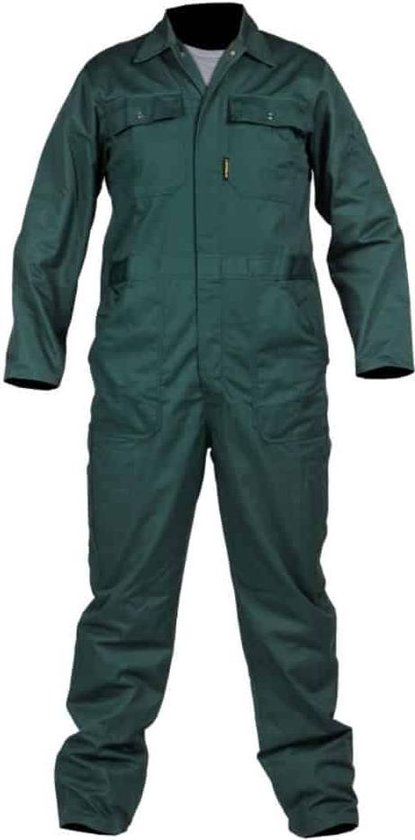STØRVIK Werkoverall 65% Polyester / 35% Katoen Unisex Groen - Maat 50 - THOMAS