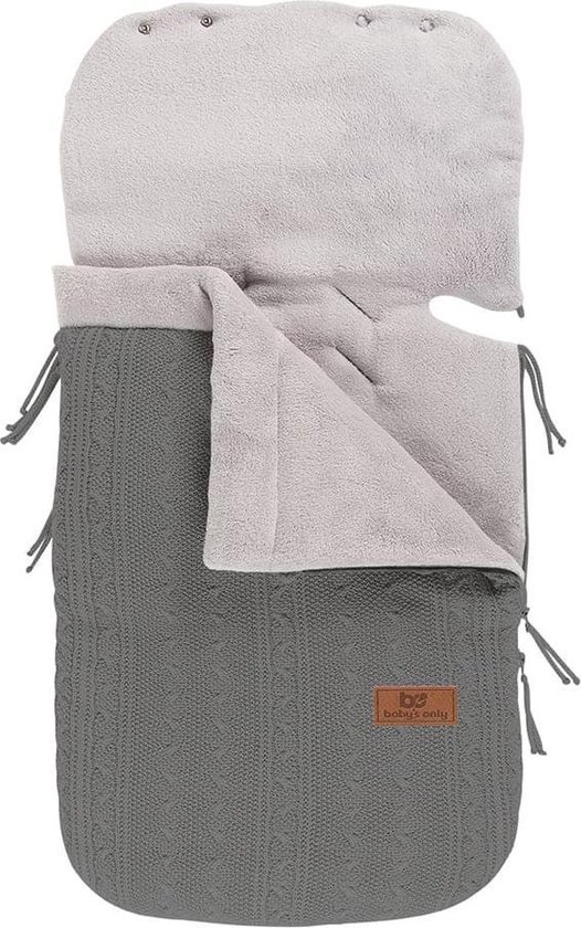 Baby's Only Voetenzak autostoel 0+ Cable - grijs