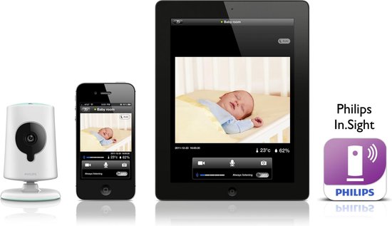 Philips Draadloze In.Sight HD-babyfoon B120/10