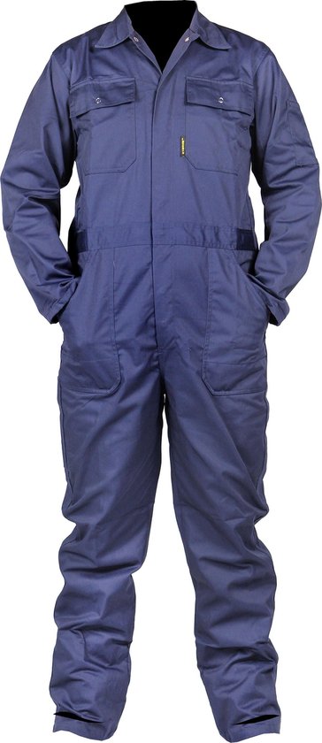 STØRVIK Werkoverall 65% Polyester / 35% Katoen Unisex Blauw - Maat 50 - THOMAS