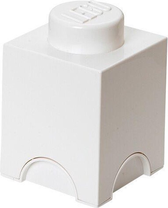 LEGO Storage Brick Opbergbox - 1,2L - Kunststof - Wit