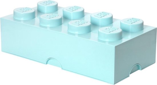 LEGO Storage Brick 8 Opbergbox - 12L - Kunststof - Aqua