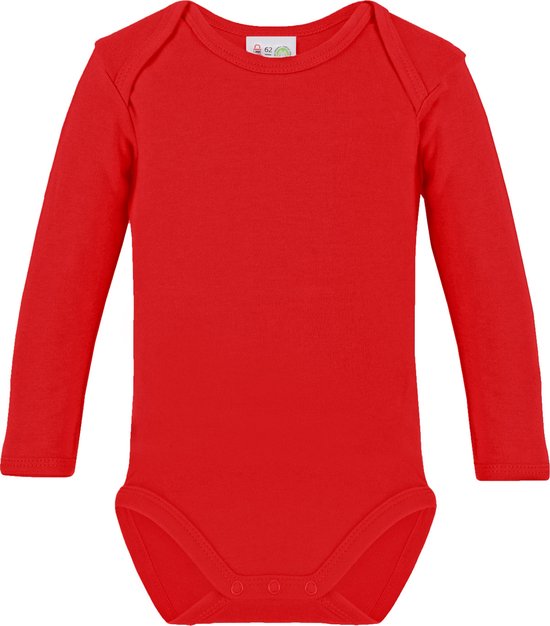 Link Kidswear Unisex Rompertje - Rood - Maat 62/68