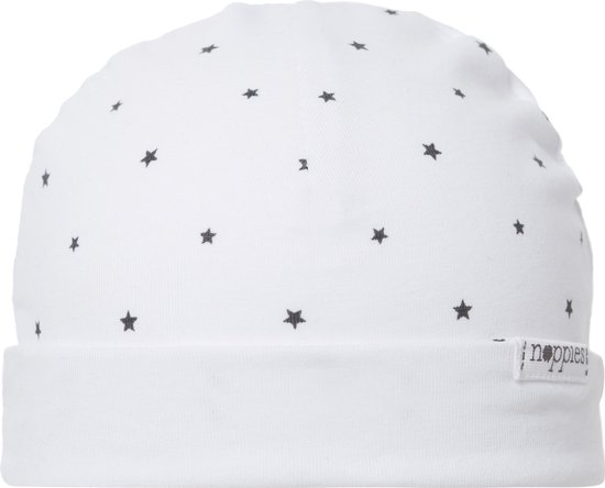 Noppies Hat REV Dani AOP - White - Maat 0-3 maanden