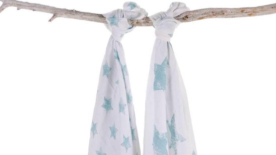 Briljantbaby swaddle wit 120x120 cm bjorn hydrofiel