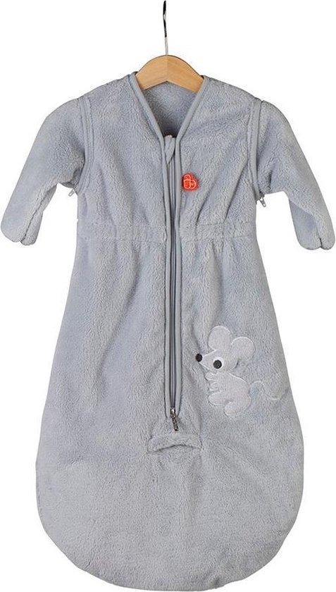 Pericles Slaapzak Met Mouwen 70 Cm Polyester Grijs