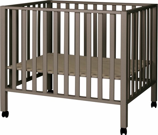 Pericles Babybox Amy Met Wielen 98 X 78 Cm Taupe