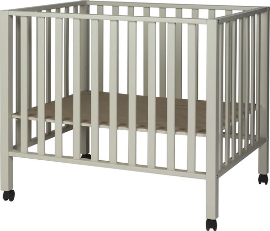 Pericles Babybox Amy Met Wielen 98 X 78 Cm Mastique