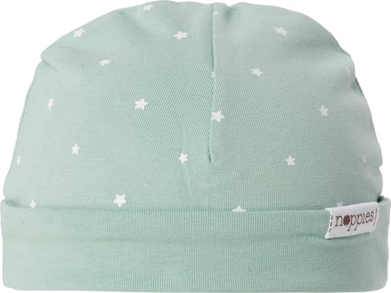 Noppies Kindermuts Dani - Grey Mint - Maat PREMATURE