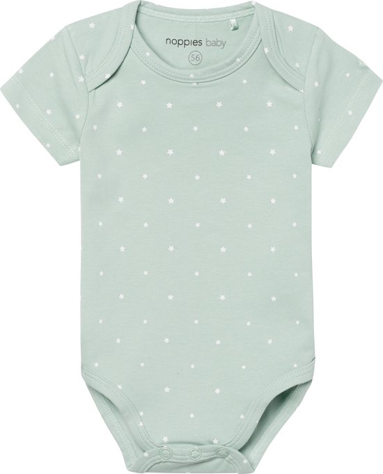Noppies Romper Sevilla - Grey Mint - Maat 56