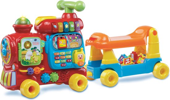 VTech Baby 5 in 1 Letter Locomotief - Interactief Speelfiguur