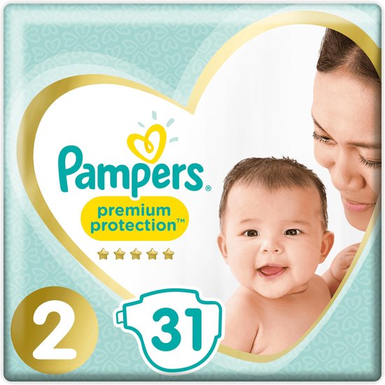 Pampers Permium Protection Luiers - Maat 2 - 4 tot 8kg
