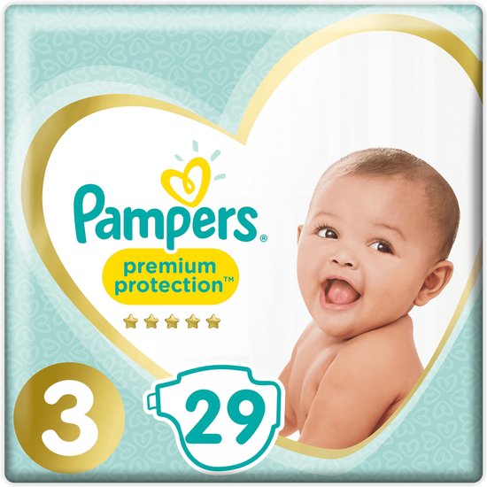 Pampers Premium Protection - Maat 3 (Midi) 5-9kg - 29 Stuks - Luiers