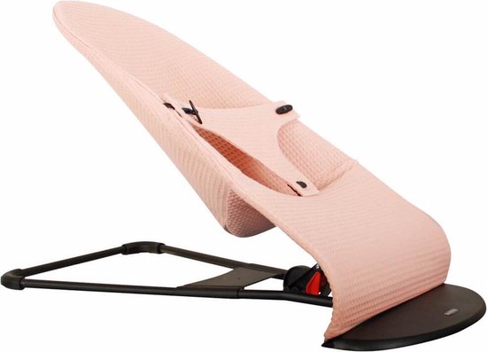 Ukje Hoes voor BabyBjörn Wipstoel Balance -Wafelstof - Oudroze