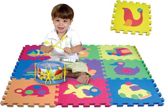 Edushape foam baby tegels speelmat Edu Puzzels