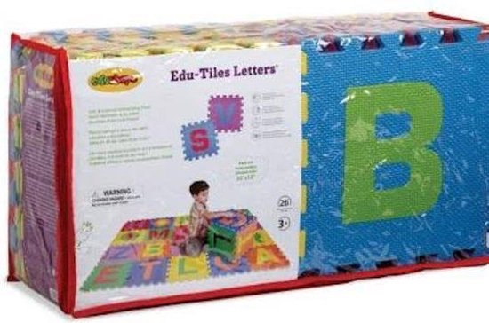 Edushape foam baby tegels speelmat Letters
