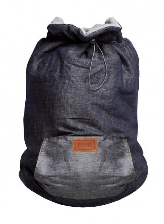 ByKay - Jasje voor over een babydrager - Cover - Dark Jeans / Grijs Melee - one size