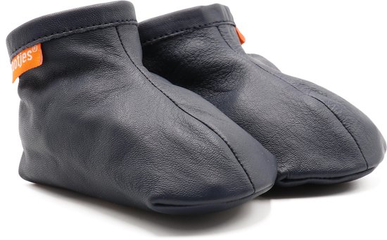 Zootjes babyslofjes uni marine