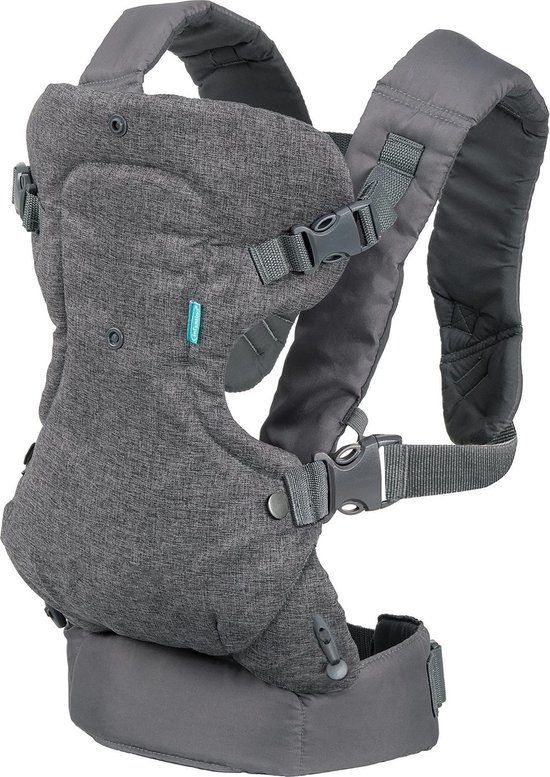Infantino Flip 4-in-1 convertible - Babydraagzak Grijs