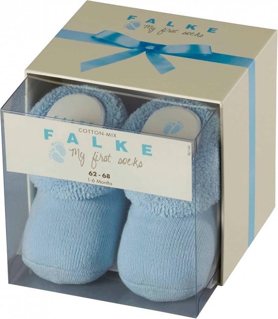 FALKE Erstling Babysokken 10612 - Blauw 6250 powderblue Kinderen - 50-56