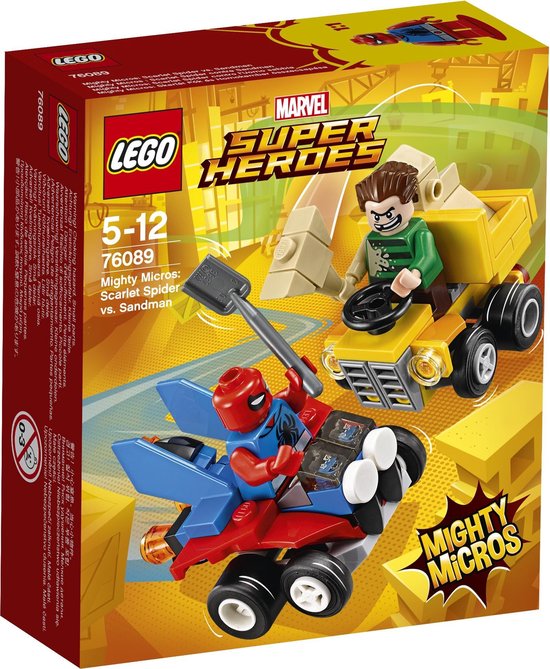LEGO Marvel Super Heroes Spider-Man Mighty Micros: Scarlet Spider vs. Sandman - 76089
