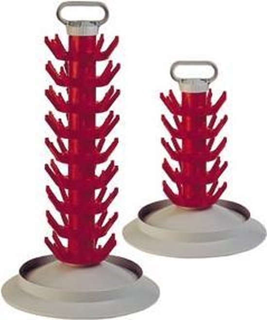 Ferrari Group 15261 81fles(sen) Grijs, Rood afdruiprek voor babyflesjes