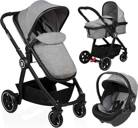 Baninni Kinderwagen Otto 3 in 1 Dusty Gray