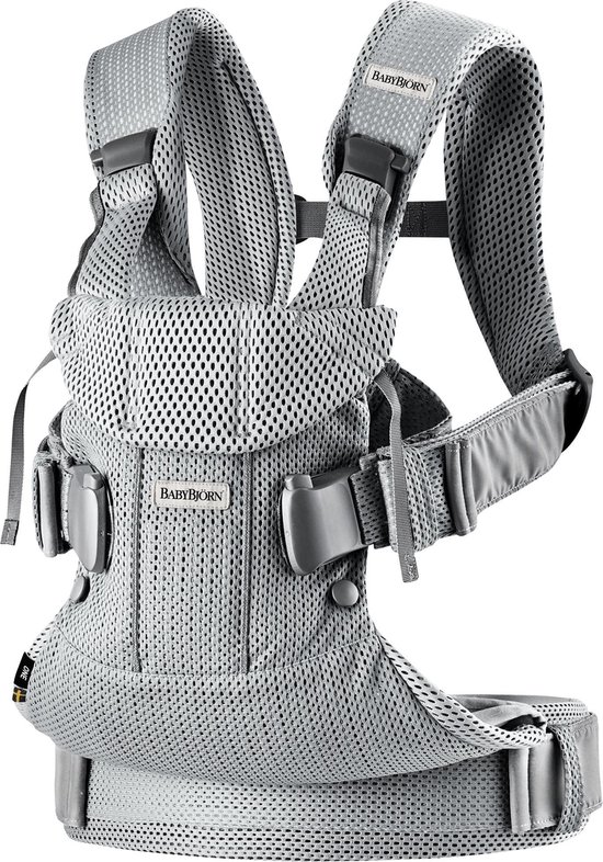 BABYBJÖRN Draagzak One Air - 3D Mesh - Zilver