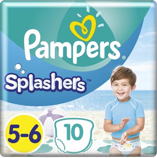 Pampers Splashers Wegwerpbare Zwemluiers - Maat 5-6 (14+ kg) - 30 stuks - Voordeelverpakking