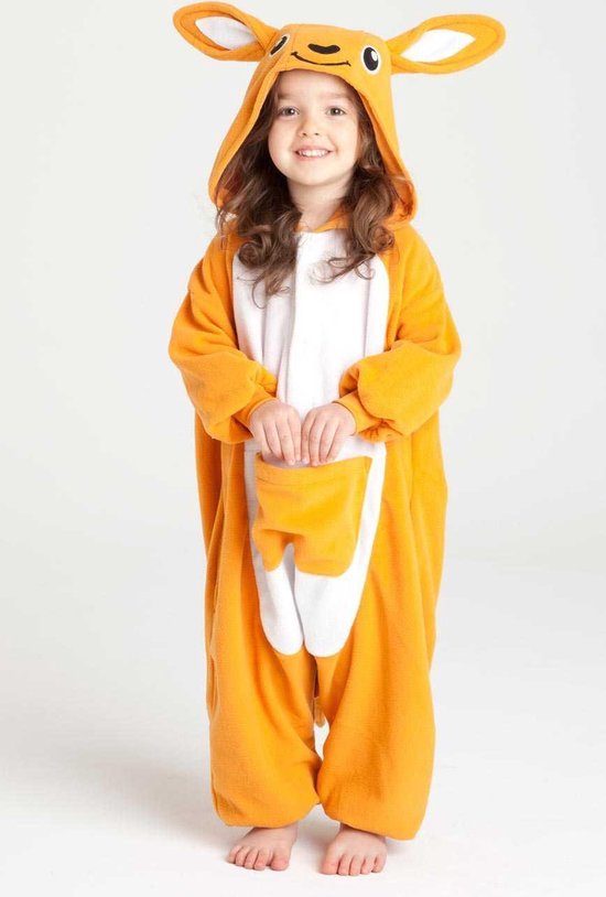 KIMU Onesie kangoeroe peuter pakje - maat 86-92 - kangoeroepakje romper pyjama