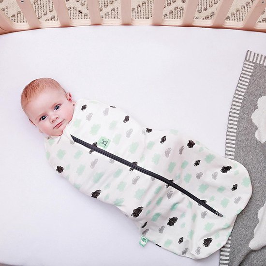Ergopouch Ergococoon Baby (Inbaker) Slaapzakje Clouds - 1.0  TOG 0-3 mnd
