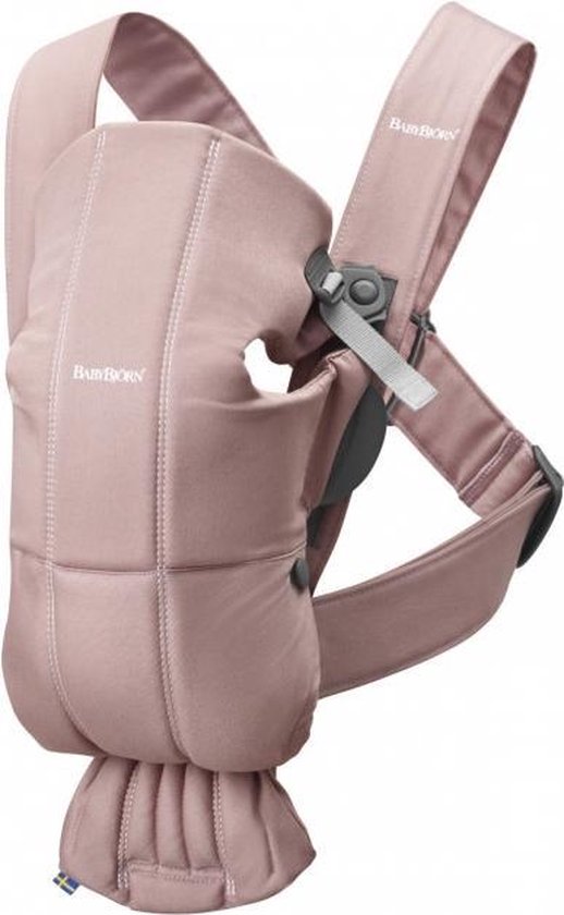 BABYBJÖRN Draagzak Mini - Cotton - Oudroze