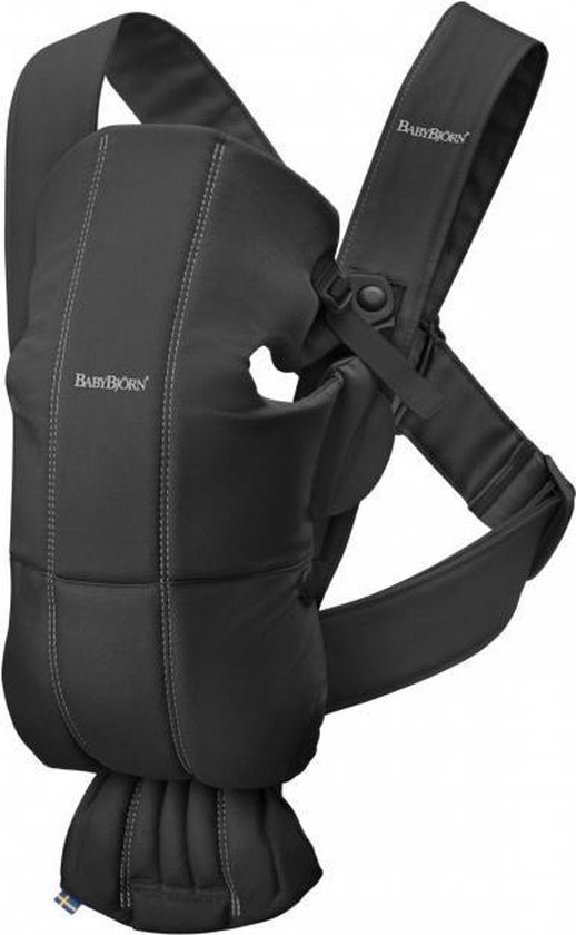 BABYBJÖRN Draagzak Mini - Cotton - Zwart
