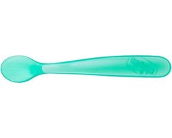 Zachte Silicone Lepel - Blauw 2 Stuks - Babylepel 6m+