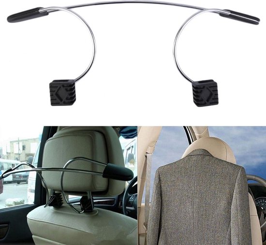 Auto Hoofdsteun Kledinghanger - Kleding Kleren Hanger - Anti-Slip Autostoel Kledingbeugel