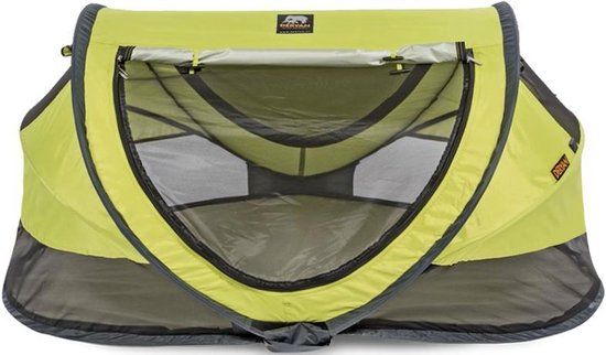 Deryan Peuter Luxe - Campingbedje – Inclusief zelfopblaasbare matras - Lemon -  2021