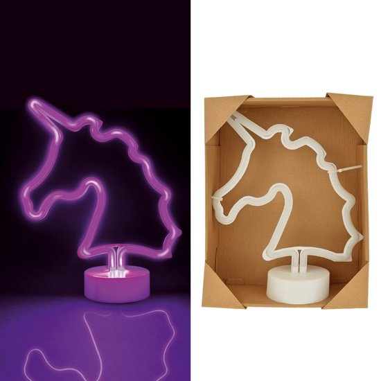 Neon Lamp \'unicorn\' -purple Light