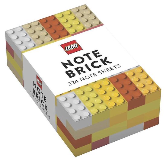 Lego(r) Note Brick (Yellow-Orange)