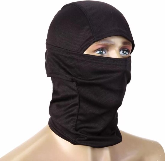 Ski Masker - Motor Gezichtsmasker - Winddicht Bivakmuts - Balaclava - Mondkap - Zwart - heren en dames