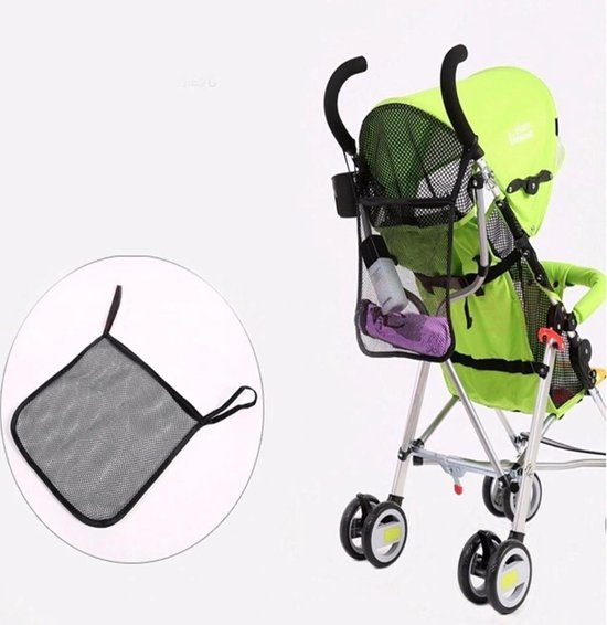 Hiden | Kinderwagen Draagtas - Baby - Organiseren - Opbergtas - Baby & Kind | Zwart