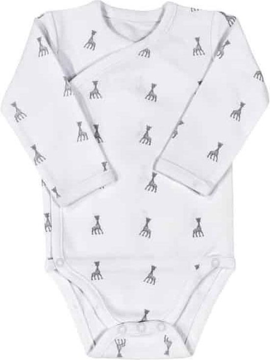 Sophie de giraf overslag romper wit