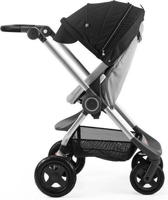 Stokke Scoot Kinderwagen - grey melange / black - compleet (showroommodel)