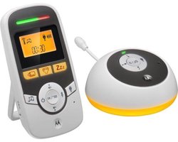 Motorola MBP169 Babyfoon - Draagbaar - Nachtlampje - Microfoon met Terugspreekfunctie - Baby Care Timer - Slaapliedjes
