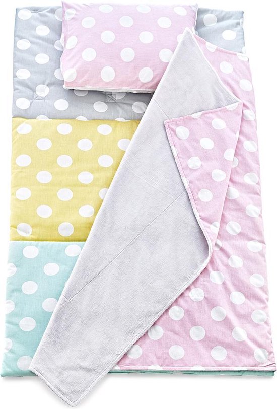 Babyjem Slaapzak Baby - Reisbedje - Campingbedje Matras - Meisjes - Incl. Kussen - 66x84cm