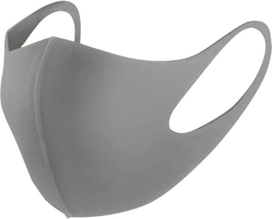 Mondmasker | Mondkap | Uitwasbaar | Grijs