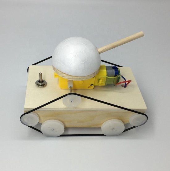 Modelbouwsets DIY geassembleerd tankmodel houtmateriaal natuurkundig experimenteel speelgoed educatieve kinderen Lego Technic Style/Kits de construction modèles bricolage assemblé réservoir modèle  physique jouets expérimentaux éducatifs enfants