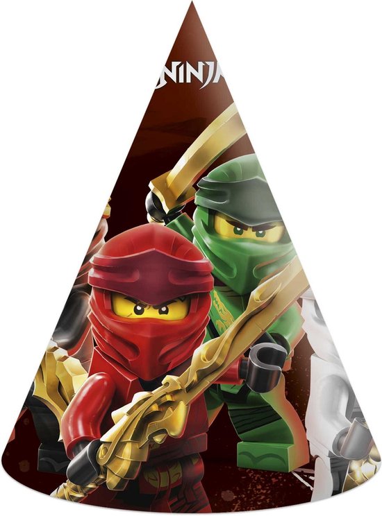 Lego Ninjago Feesthoedjes 6 stuks