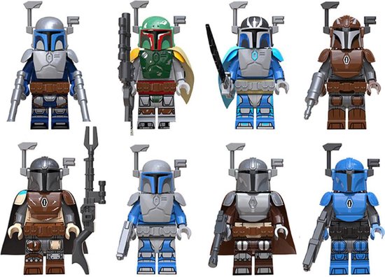 Megabricks space rangers - speelgoed battle pack the galaxy wars mandalorian - alternatief voor lego