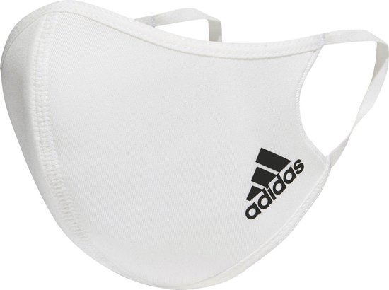 Adidas Face Cover - Wit - 3 stuks